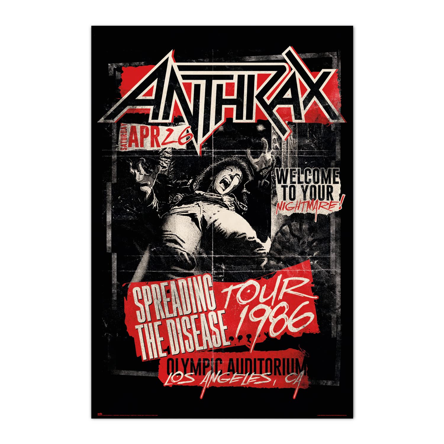 Anthrax - Spreading the Disease Tour